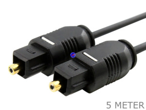 Best Selling: 5 Meter TOSLINK SPDIF FIBRE OPTIC OPTICAL STEREO AUDIO SOUND CABLE CORD 5M LEAD