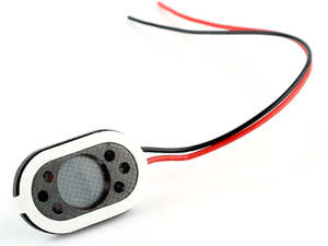 Best Selling: 1W 8 Ohm 30x20x4mm Compact Dynamic Speaker with Leads – Mini 8Ω Oval Loudspeaker for Arduino, ESP32, Raspberry Pi Projects