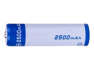 18650 2500mAh 3.7V Li-ion Rechargeable Battery – Button Top