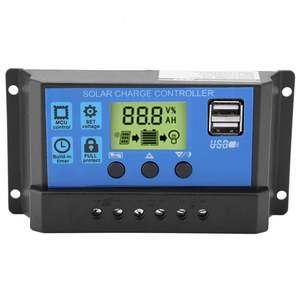 Best Selling: 20A 12V/24V PWM Solar Charge Controller with Dual USB Ports for Lead-Acid Batteries