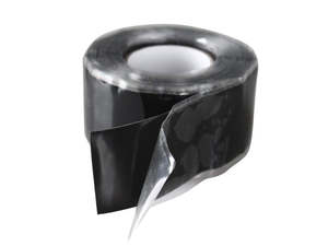 Self Amalgamating Tape 25mm x 3m Black Silicone Rubber Sealing Tape