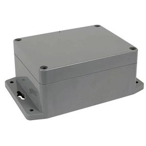 Best Selling: Dark Grey Enclosure with Mounting Flange - 115(W) x 90(D) x 55(H)mm