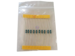 4.7kΩ 0.25W 1% Metal Film Through-Hole Resistors – 20 Pack