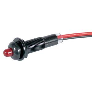 Leds: Dash Mount Flashing Red LED 12V