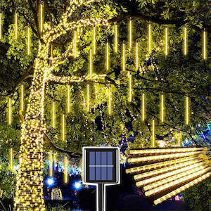 Home decor: Meteor Shower Lights LED Solar String Lights