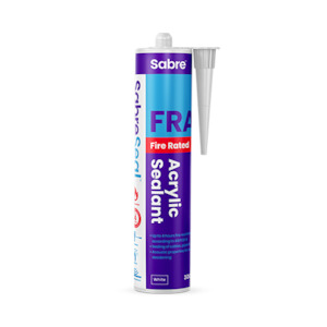Grout Silicone: SabreSeal FRA Fire-Rated Acrylic Sealant 300mls