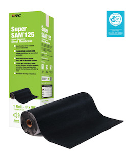 Anti Fracture Acoustic: SUPERSAM 125 Sound Abatement (13.5m2 per Roll)