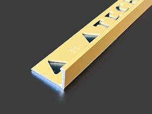 Tile Trims: Gold Matt Techno trim LA (2.5mtr)