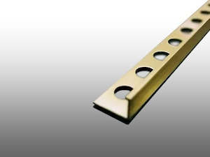 Tile Trims: TRIM Brass L/Angle 3mtr