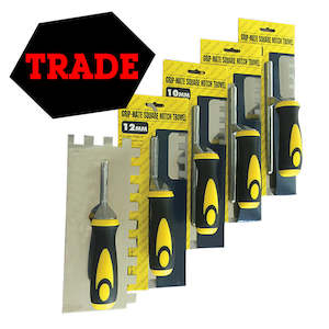 Tile Tools: TROWEL Notch Stainless