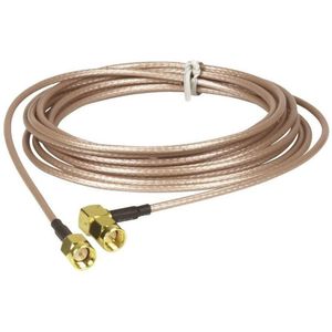 TECHOMAN Antenna / Aerial Patch Cable with SMA Male to SMA Male RA - 1 Metre Cable
