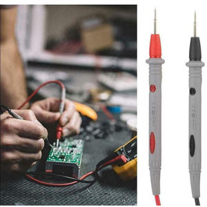 Test Equipment: TECHOMAN 1 Pair Multimeter Probe Test Leads Needle Tips