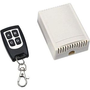 Remote Controls: TECHOMAN 12V 4 Channel 433Mhz Wireless Remote Control Switch with 1 Transmitter