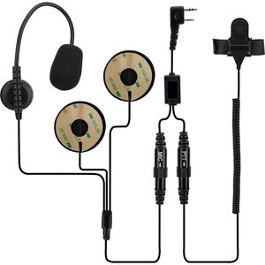 TECHOMAN Finger PTT Motorcycle Helmet Headset for the Techoman TM-9C