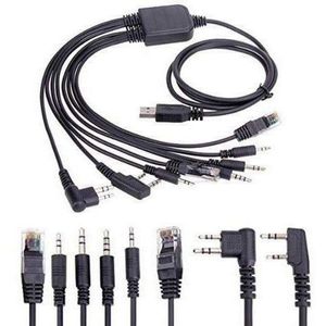 TECHOMAN 8 Way Radio Programming USB Cable with Drivers and Links