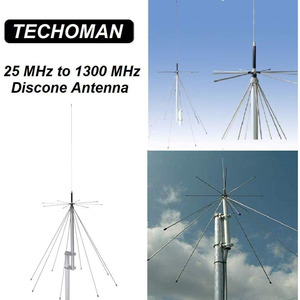 Cb Hf Band: TECHOMAN 25 MHz to 1300 MHz Discone Versatile Ultra-Wide Band Outdoor Antenna / Aerial