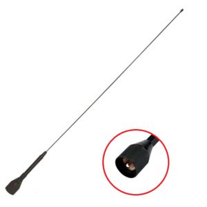 TECHOMAN M150 Black 144-174 MHz VHF 2.15dBi Gain Tuneable Mobile Antenna / Aerial PL259