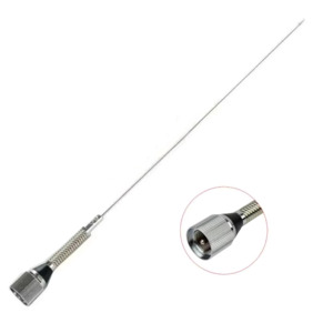 TECHOMAN M150 Stainless 144-174 MHz VHF 2.15dBi Gain Tuneable Mobile Antenna / Aerial PL259