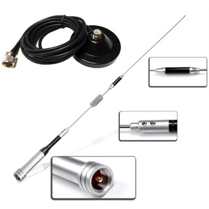 Amateur Single Band: TECHOMAN Mobile Radio Antenna / Aerial SG-M507 VHF/UHF + Magnetic Mount