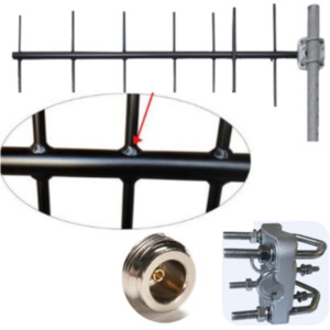 Amateur Triple Band Mobile: TECHOMAN UHF PRS Base Yagi Directional Antenna / Aerial - 477MHz Band