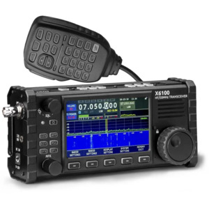 Amateur Mobile Radios 1: XIEGU X6100 Amateur Radio (HAM) HF Transceiver 10 Watts HF to 50 MHz Band