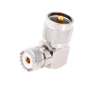 SO239 Socket To PL259 Plug Right Angle Socket Joiner / Connector / Adaptor
