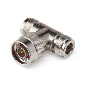 Rf Connector Adaptors: N-Plug to 2x N-Female Sockets T Joiner / Connector / Adaptor