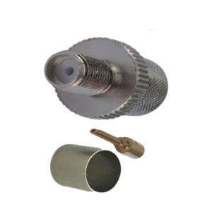 TECHOMAN SMA Female Crimp Plug for RG-8 RG213 LMR400 SLMR400 Coaxial Cable