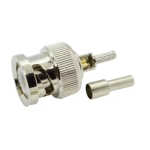 TECHOMAN BNC Crimp Plug RG174 , RG316 , RG-174 , RG-174 Coaxial Cable
