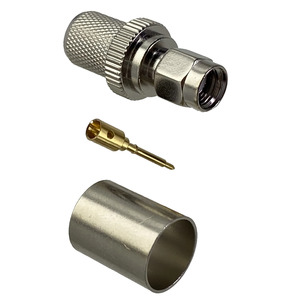 TECHOMAN SMA Male Crimp Plug for RG-8 RG213 LMR400 SLMR400 Coaxial Cable