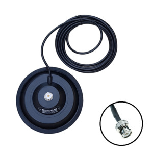 TECHOMAN 15cm Magnetic Antenna / Aerial Mount SO239 on Base and BNC Plug for Rad&hellip;