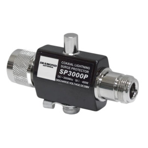 Diamond Antennas And Accessories Available At Techoman New Zealand: DIAMOND SP3000P 400W 3GHz Antenna / Aerial Lightning Surge Protector