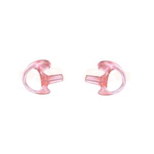 Molded Gel Ear Skeleton Inserts Pink Colour Left & Right LARGE