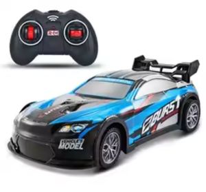 Blue Burst PVC RC Car