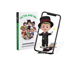 Octaland 4D+ Augmented Reality Alphabet Cards