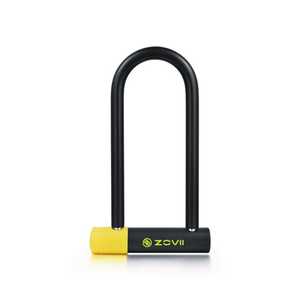 Cycling Accessories: ZOVII U-LOCK Zinc Alloy + Carbide-reinforced Steel (with Alarm)
