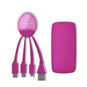 Power Banks: Xoopar Weekender Power Pack : Multi phone Charging cable & Power bank - select your colour!
