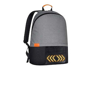 Cycling Backpack with LED Lighting indicators - Grey