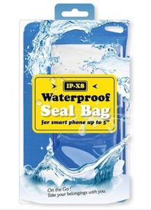 Waterproof Seal Bag for Smartphones upto 5" (RED)