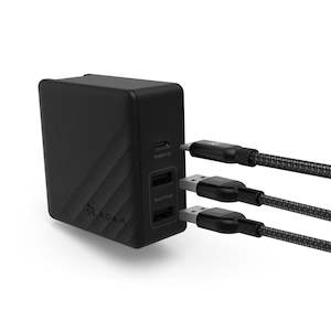 Accessories Cables: Adam Elements Omnia P7 Wall Charger with USB-C & USB-A