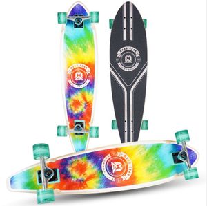 Skateboards: MADD GEAR 36" LONG BOARD TIE DYE