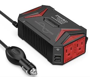 Power: Quality 300W Pure Sine Wave 12V Portable Power Inverter