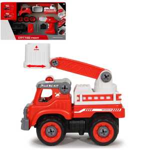 Educational Steam Toys: RC Truck DIY Construction Set - City Fire Truck