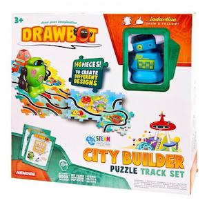 Educational Toys: Drawbot Robot with 140 piece puzzle