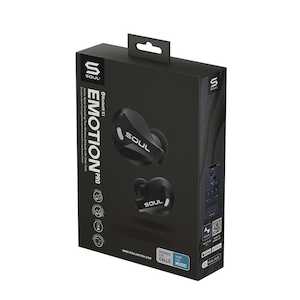 Soul Emotion Pro Black Active Noise Cancelling True Wireless Bluetooth Earphones