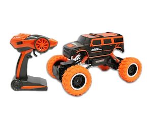 Racing Rally Rock Through RC 4WD Off Roader Orange