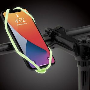 Cycling Accessories: Luminous Bone Bike Tie 4 Bike Phone Mount for Handlebar