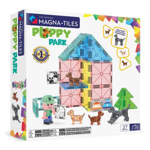 Educational Steam Toys: Magna-Tiles Puppy Park - 27 Pieces