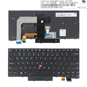 Laptop Keyboard Lenovo ThinkPad T470 T480 BLACK With Point SticK Backlit Techstar Computers