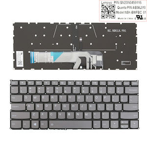 Laptop Keyboard Lenovo Yoga 530-14ARR Yoga 530-14IKB GREY Backlit US Techstar Computers